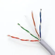 Qoltec UTP hálózati kábel/kábel | CAT6 | 305m | PVC szürke