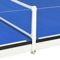 Vidaxl kék pingpongasztal hálóval 152 x 76 x 66 cm 91946