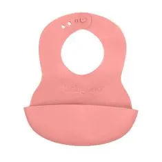 BABY ONO Állítható műanyag melltartó zsebbel rózsaszínű