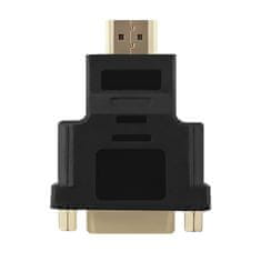 Qoltec adapter HDMI A hím | DVI (24+1) nőstény