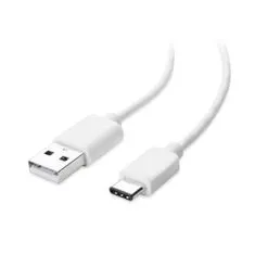 Northix USB-USB-C kábel - 1 m - Fehér 