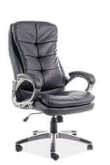 Signal Irodai szék Q-270 fekete eco bőr