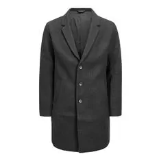 Jack&Jones Férfi kabát JJEMOULDER 12171374 Dark Grey (Méret L)
