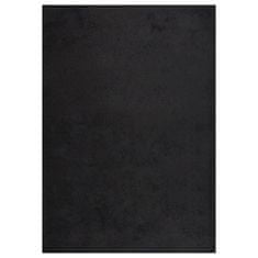 Greatstore fekete hosszú szálú bozontos szőnyeg 140 x 200 cm