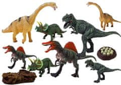 Lean-toys Dinoszaurusz család nagyméretű figurakészlet tartozékokkal