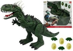Lean-toys Akkumulátor dinoszaurusz tojásrakás zöld