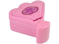 Lean-toys Rózsaszín kagyló kozmetikai táska Szemhéjfestékek Gloss Pink