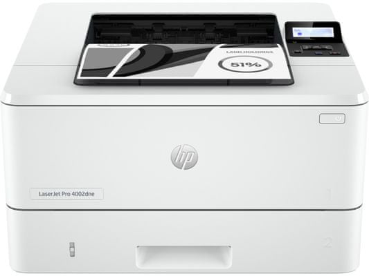 Nyomtató HP Laserjet Pro 4002dne fekete-fehér lézer alkalmas irodai otthonra otthoni nyomtató USB gigabites tálca LCD kijelző