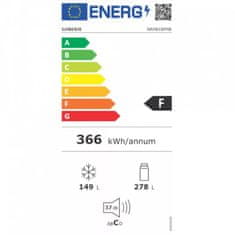 Gorenje NRM818FMB MultiDoor (4ajtós) hûtõ, 394L, M:181,6 cm, LED világítás, INVERTERES kompresszor NoFrostPlus, F Energiaosztály, fekete