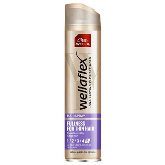 Wella Lakk ultra erős rögzítéssel vékonyszálú hajra Fullness fot Thin Hair (Hairspray) 250 ml