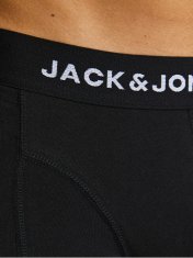 Jack&Jones 5 PACK - férfi boxeralsó JACBLACK 12167028 Black Black - Black - Black - Black (Méret S)