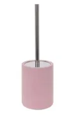 EXCELLENT Rozsdamentes acél / kerámia WC kefe 37 cm rózsaszín KO-C80651750ruzo