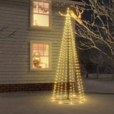 shumee kúp alakú karácsonyfa 732 meleg fehér LED-del 160 x 500 cm