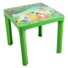 Gyerek kerti bútor- műanyag asztal zölds