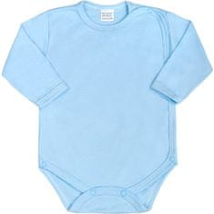 NEW BABY Csecsemő teljes hosszba patentos body Classic kék 50
