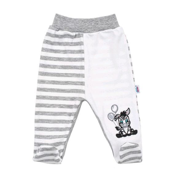 NEW BABY Baba lábfejes nadrág Zebra exclusive