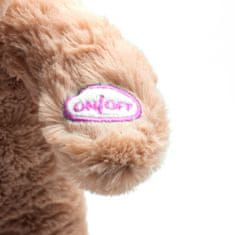 Baby Mix Plüss szundibarát maci projektorral rózsaszín