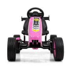 MILLY MALLY Go-kart Rocket pedálos gyerek gokart rózsaszín