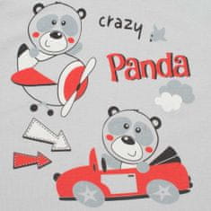 NEW BABY 2-részes baba együttes New Baby Crazy Panda 80 (9-12 h)