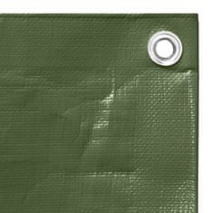 Vidaxl zöld HDPE takaróponyva 260 g/m² 8 x 10 m 151559
