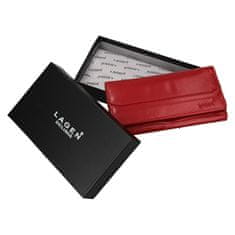 Lagen Női bőr pénztárca W-2025/B Red