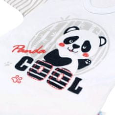 NEW BABY Baba hosszú ujjú body Panda 68 (4-6 h)