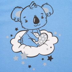 NEW BABY Gyermek nyári pizsama Dream kék 68 (4-6 h) Kék