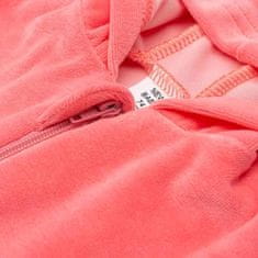 NEW BABY Plüss kapucnis pulóver Baby rózsaszín 68 (4-6 h) Rózsaszín
