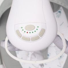 NEW BABY Gyermek rezgő hintaszék TEDDY PLUS Gray vibrációs modullal