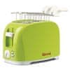 Girmi TP1103 Green Toaster 750W, kihúzható fogó, TP1103 Green Toaster 750W, kihúzható fogó