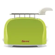 Girmi TP1103 Green Toaster 750W, kihúzható fogó, TP1103 Green Toaster 750W, kihúzható fogó