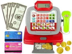 Lean-toys Üzlet pénztárgép számológép kocsi kék élelmiszeripari termékek