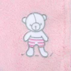 NEW BABY Téli kezeslábas Nice Bear rószaszín 62 (3-6 h) Rózsaszín