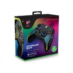 PDP Xbox Series X|S, Xbox One, PC Afterglow WAVE 3,5 mm audio Lighting Vezetékes kontroller