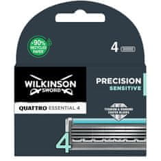 Wilkinson Sword Borotvabetét Quattro Essential Precision Bulldog Sensitive 4 db