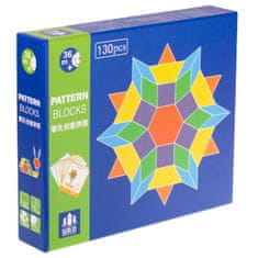 shumee Montessori puzzle, fa formák 155el.