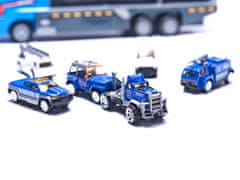 shumee Szállító teherautó TIR kilövő + fém rendőrautó