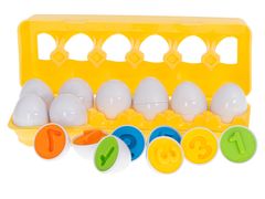 shumee Oktatási rejtvényválogató a 12 db-os tojás formáihoz passzolva