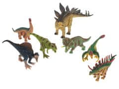 shumee Figurák állatok dinoszauruszok 7 db + matrac és kiegészítő készlet