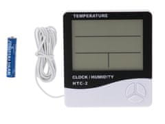 shumee Higrométer Hőmérő óra Páratartalom mérő HTC-2