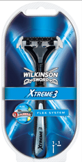 Wilkinson Sword Xtreme3 rendszer (borotva + 1 tartalék fej)