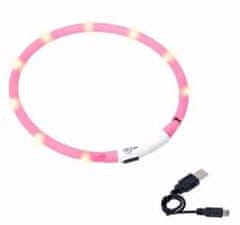 Karlie LED-es fénygallér rózsaszín kerület 20-75cm