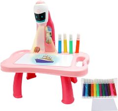 Luxma Projektor rajzoláshoz, asztal, jelölő toll, robot 12mr