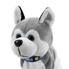 Luxma Az interaktív husky kutya reagál az IU-210A érintésére