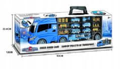 Luxma Játékautó kamion autóindító tir vontató rendőrség 666-08h
