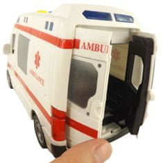 Luxma Autómentő mentőautó ajtaja nyílik 1:16 wy590a