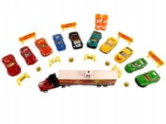 Luxma Teherautó-indító autós teherautó-vontató-játék 018