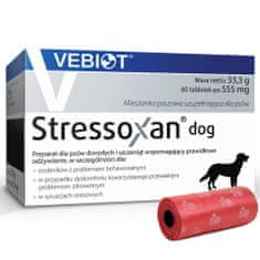 VEBIOT Vitaminok, táplálékkiegészítők kutyáknak Stressoxan kutya 60 tabletta + zacskó ürülékhez