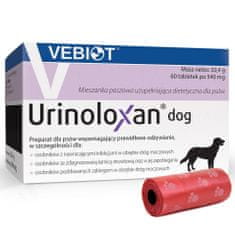 VEBIOT Vitaminok, táplálékkiegészítők kutyáknak Urinoloxan kutya 60 tabletta + zacskó ürülékhez
