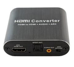 APT AK330 kompakt hangelosztó HDMI-HDMI + Audio + ARC